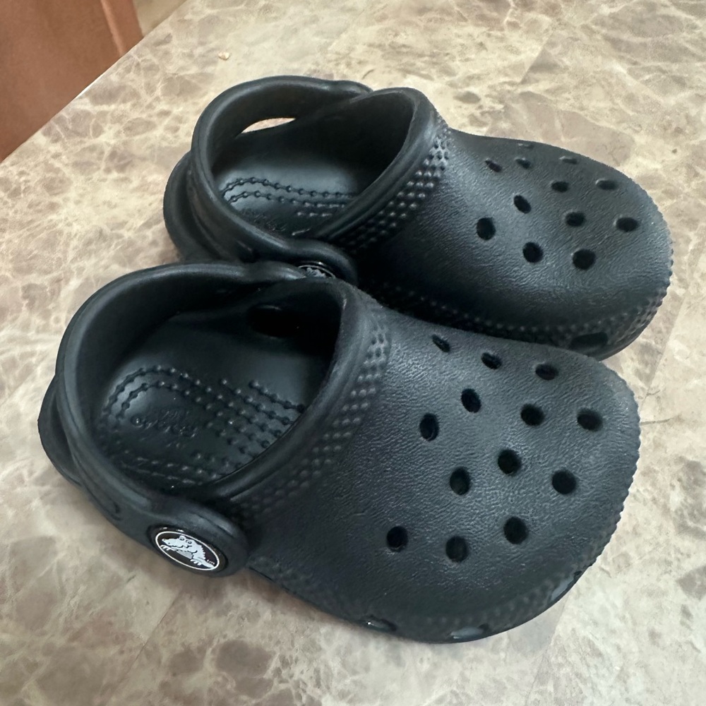 CROCS Kids Black Water Shoes
